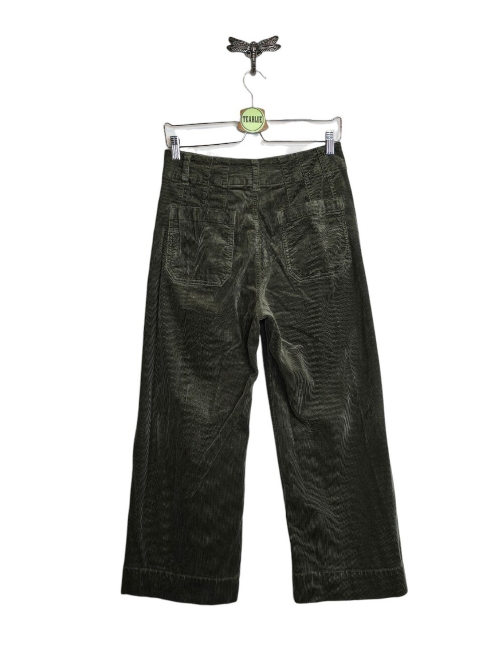Maeve Colette Corduroy Crop Wide-Leg Pants 29 Retro - Picture 3 of 12